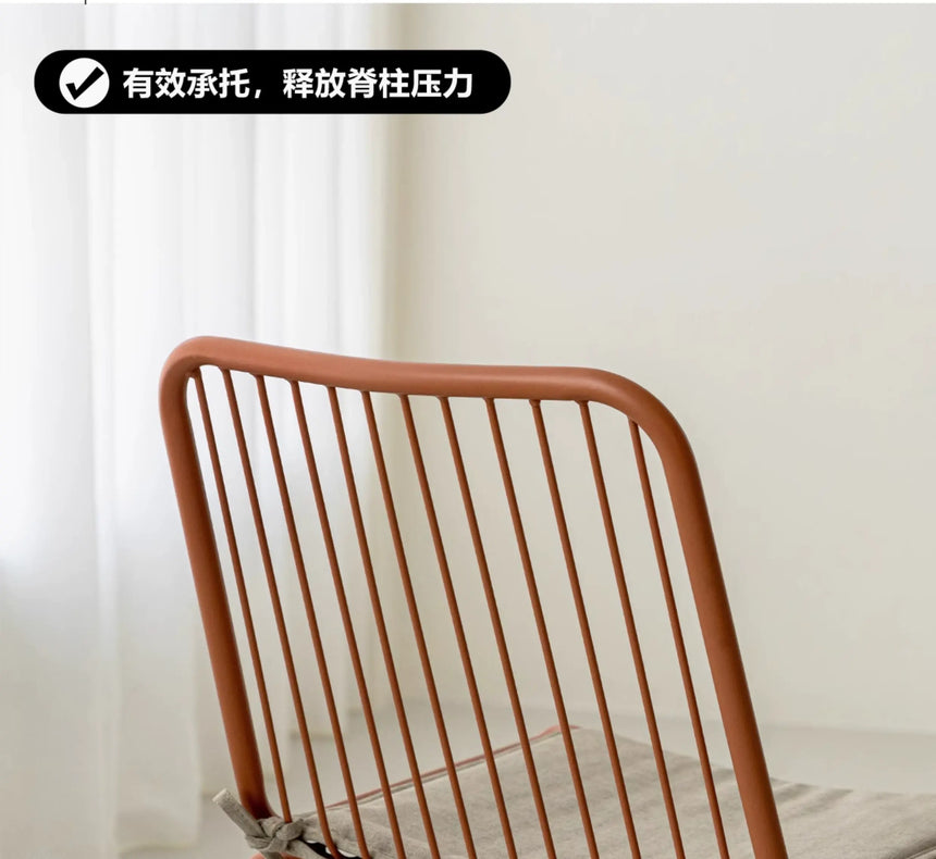 ABOUT WHITE Marisol Stylish Minimalist Stackable Dining Chairs from ABOUT WHITE