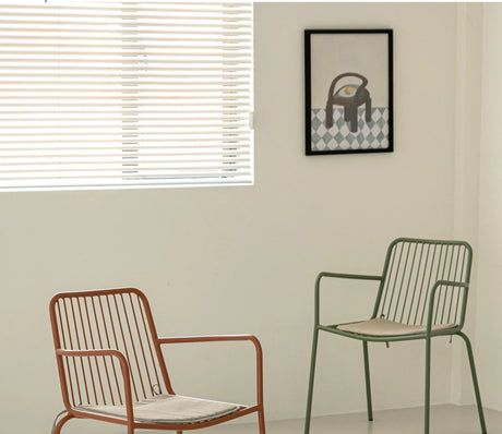 ABOUT WHITE Marisol Stylish Minimalist Stackable Dining Chairs from ABOUT WHITE