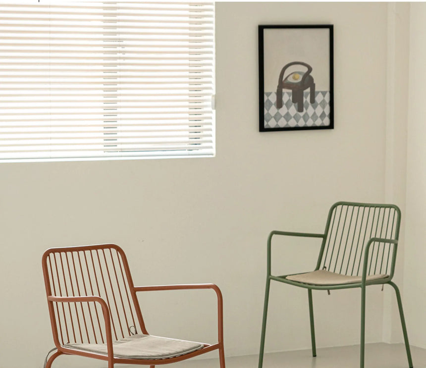 ABOUT WHITE Marisol Stylish Minimalist Stackable Dining Chairs from ABOUT WHITE