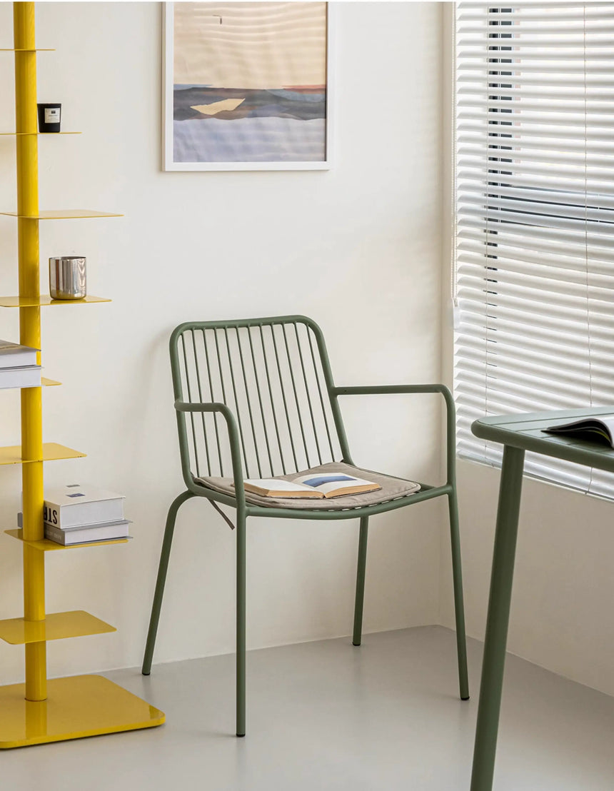 ABOUT WHITE Marisol Stylish Minimalist Stackable Dining Chairs from ABOUT WHITE