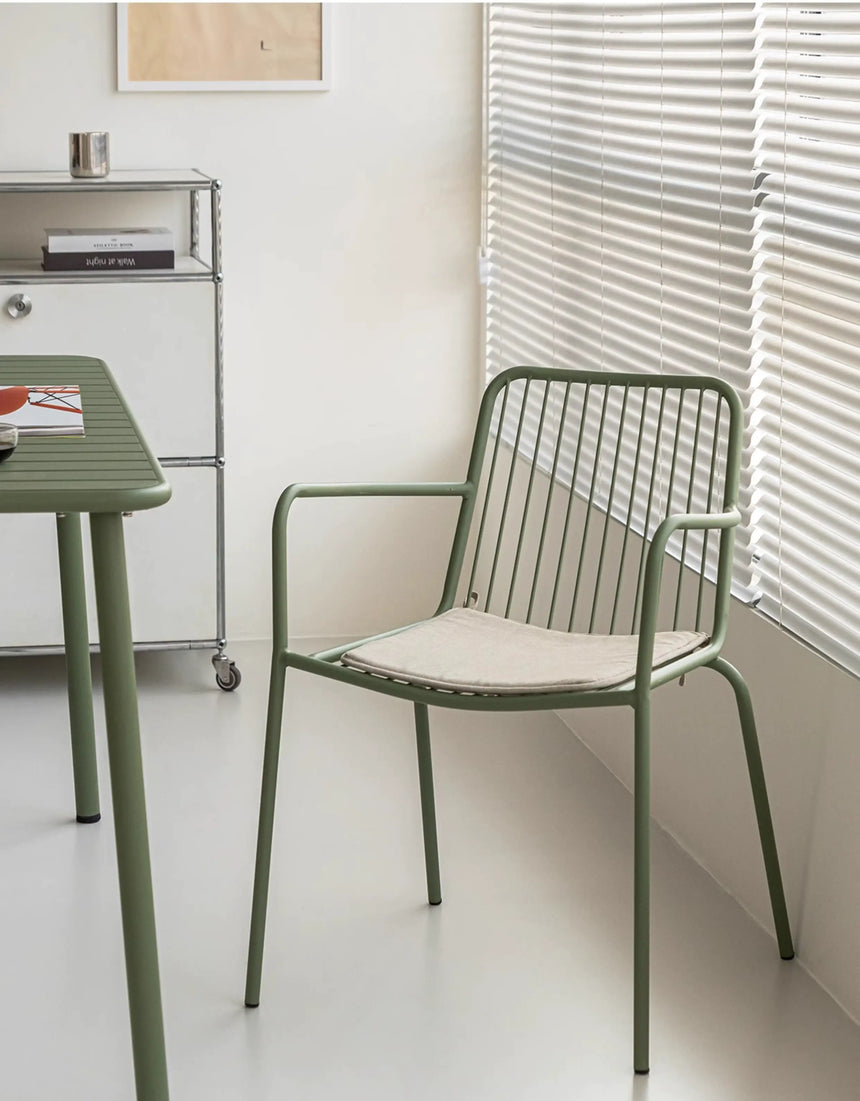 ABOUT WHITE Marisol Stylish Minimalist Stackable Dining Chairs from ABOUT WHITE
