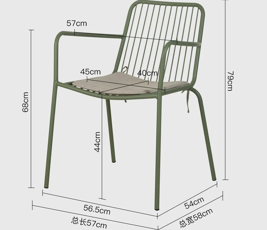 ABOUT WHITE Marisol Stylish Minimalist Stackable Dining Chairs from ABOUT WHITE
