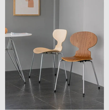 ABOUT WHITE Mercutio Sleek Iron Dining Chair from ABOUT WHITE