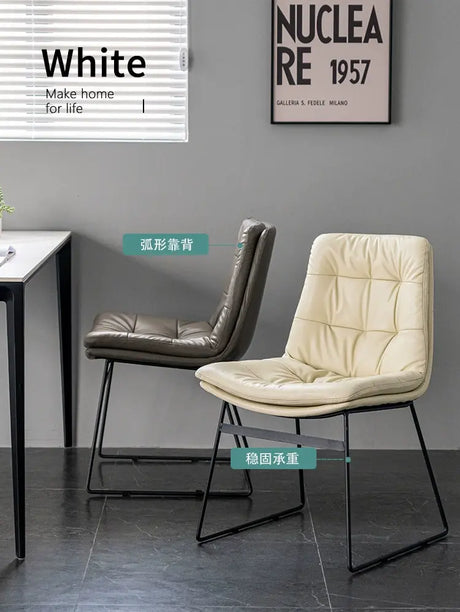 ABOUT WHITE Minato Elegant Retro Dining Chair from ABOUT WHITE