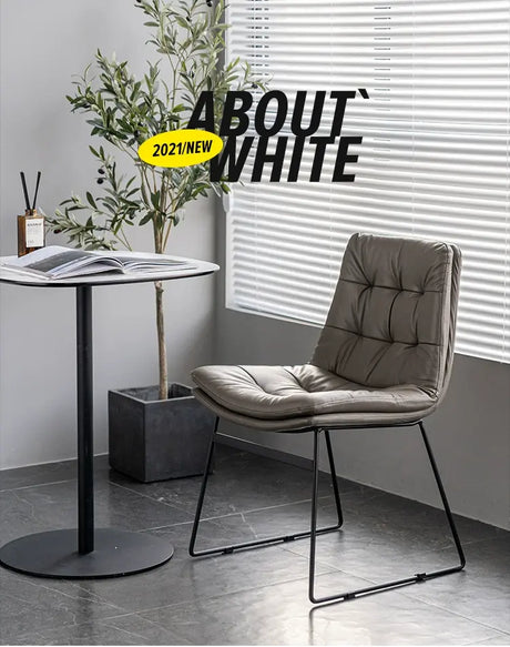 ABOUT WHITE Minato Elegant Retro Dining Chair from ABOUT WHITE