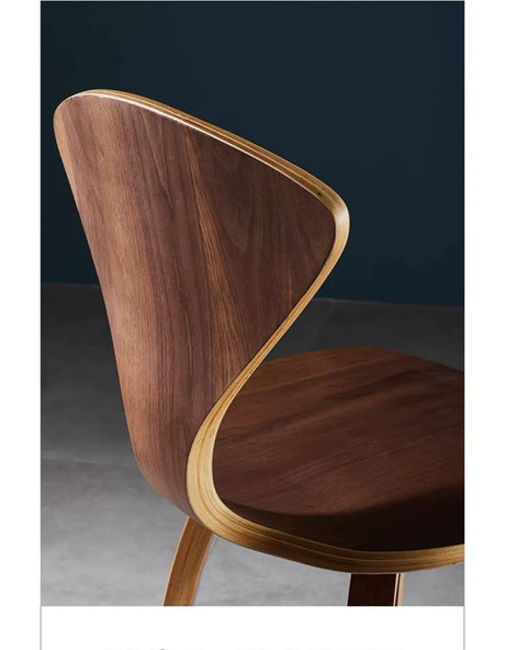 ABOUT WHITE Mistral Vintage Nordic Wooden Bar Chair from ABOUT WHITE