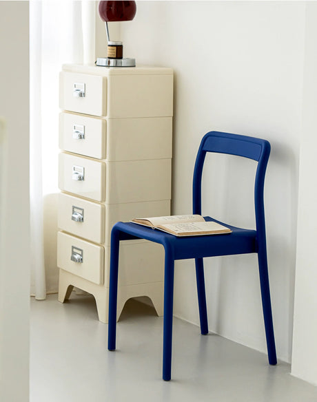 ABOUT WHITE Miura Sleek Stackable Dining Chair from ABOUT WHITE