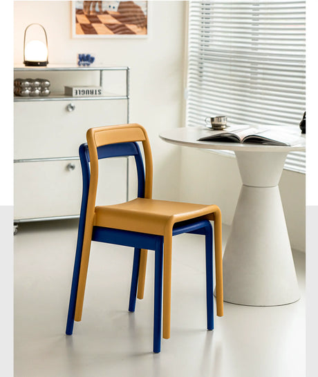 ABOUT WHITE Miura Sleek Stackable Dining Chair from ABOUT WHITE