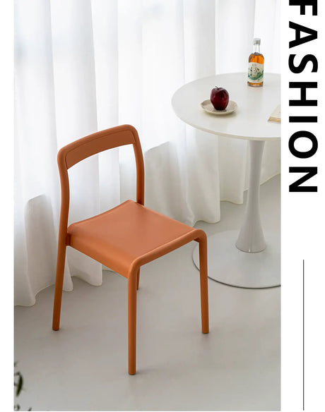 ABOUT WHITE Miura Sleek Stackable Dining Chair from ABOUT WHITE