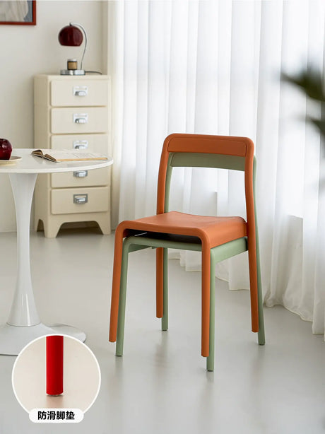 ABOUT WHITE Miura Sleek Stackable Dining Chair from ABOUT WHITE
