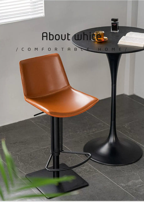 ABOUT WHITE Miyako Elegant Iron Rotating Stool from ABOUT WHITE