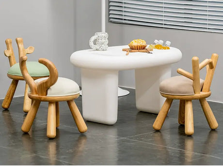 ABOUT WHITE Niamh Minimalist Compact Learning Desk from ABOUT WHITE