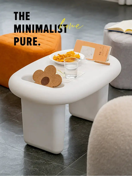 ABOUT WHITE Niamh Minimalist Compact Learning Desk from ABOUT WHITE