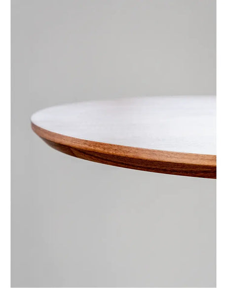 ABOUT WHITE Orenji Elegant Solid Wood Round Dining Table from ABOUT WHITE