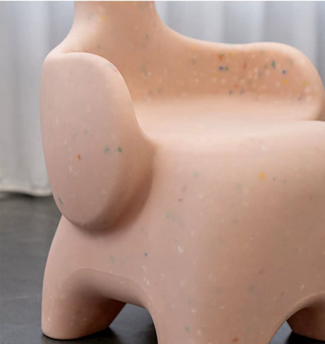ABOUT WHITE Sakura Playful Elephant Backrest Stool from ABOUT WHITE