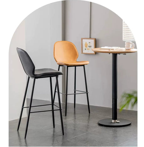 ABOUT WHITE Santiago Elegant High-Foot Luxury Bar Chair from ABOUT WHITE