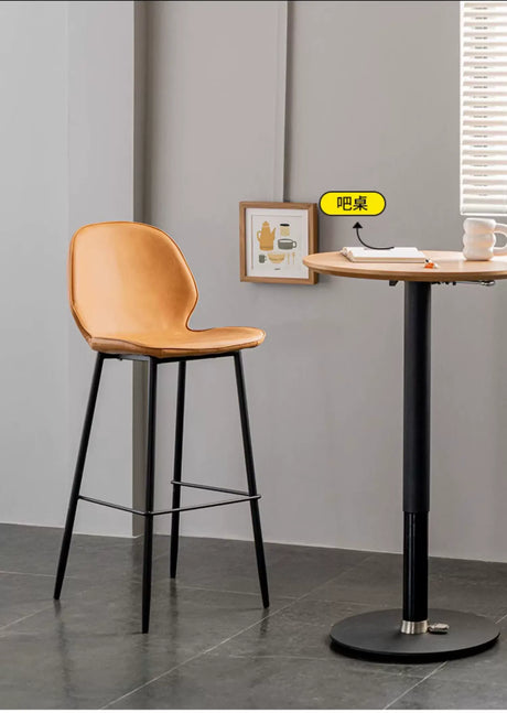 ABOUT WHITE Santiago Elegant High-Foot Luxury Bar Chair from ABOUT WHITE