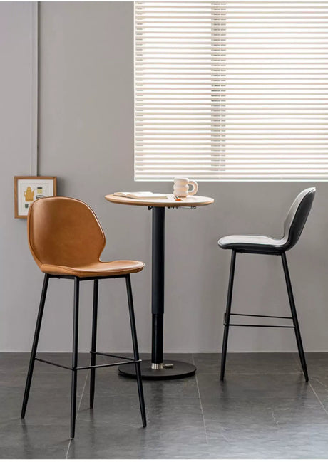 ABOUT WHITE Santiago Elegant High-Foot Luxury Bar Chair from ABOUT WHITE