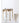 ABOUT WHITE Santiago Scandinavian Minimalist Glass Dining Table from ABOUT WHITE