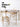 ABOUT WHITE Santiago Scandinavian Minimalist Glass Dining Table from ABOUT WHITE