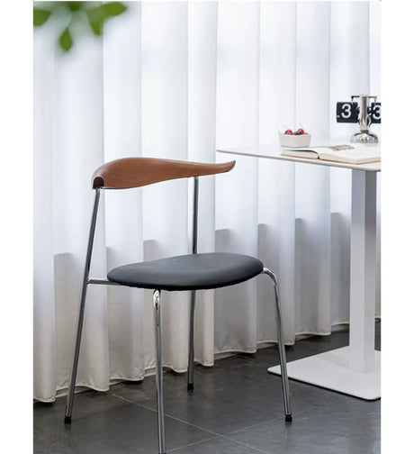 ABOUT WHITE Sapphira Elegant Retro Solid Wood Dining Chair from ABOUT WHITE