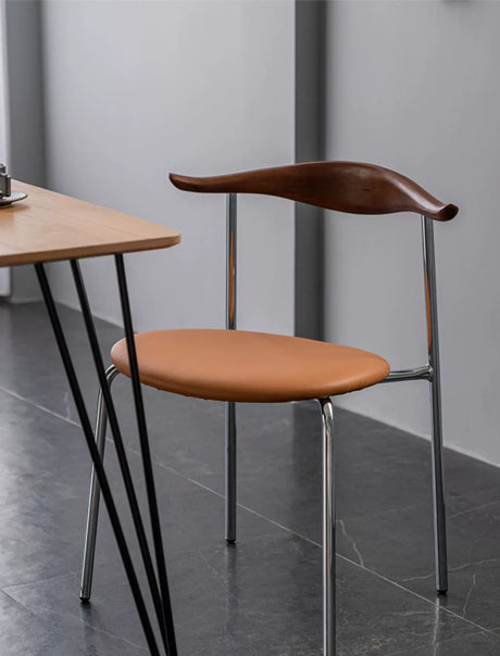 ABOUT WHITE Sapphira Elegant Retro Solid Wood Dining Chair from ABOUT WHITE