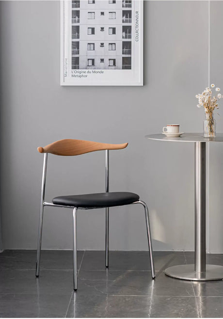 ABOUT WHITE Sapphira Elegant Retro Solid Wood Dining Chair from ABOUT WHITE