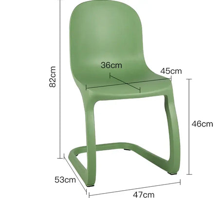 ABOUT WHITE Sapporo Chic Minimalist Dining Chair from ABOUT WHITE