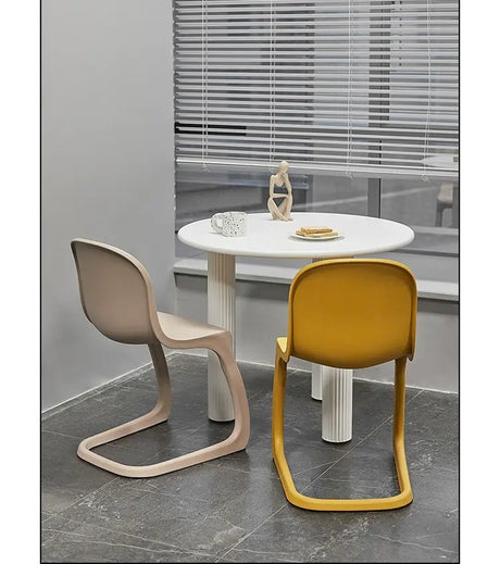 ABOUT WHITE Sapporo Chic Minimalist Dining Chair from ABOUT WHITE