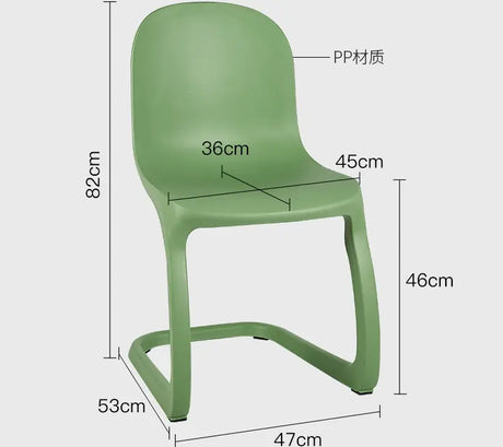 ABOUT WHITE Sapporo Chic Minimalist Dining Chair from ABOUT WHITE