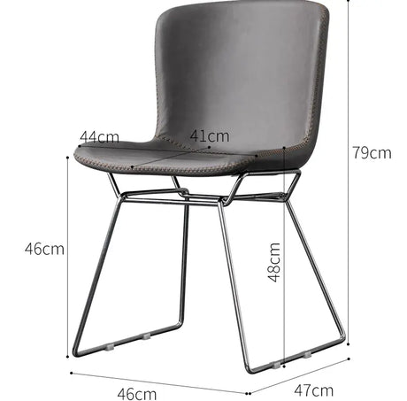 ABOUT WHITE Sapporo Elegant Minimalist Dining Chair from ABOUT WHITE