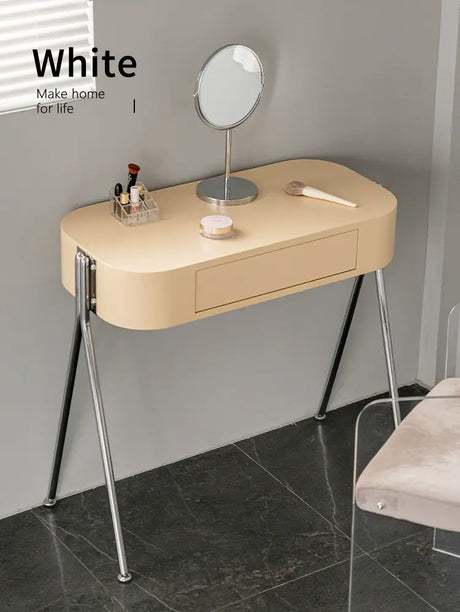 ABOUT WHITE Selene Chic Minimalist Dressing Table from ABOUT WHITE