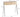 ABOUT WHITE Selene Chic Minimalist Dressing Table from ABOUT WHITE