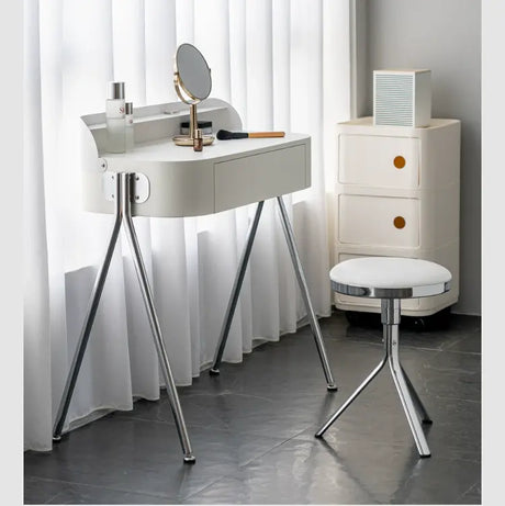 ABOUT WHITE Selene Chic Minimalist Dressing Table from ABOUT WHITE