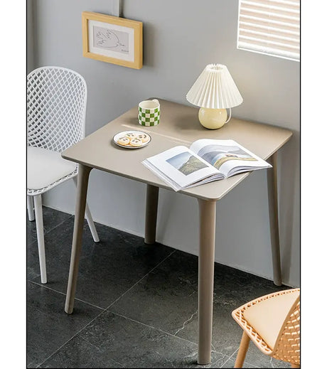 ABOUT WHITE Serafina Modern Minimalist Round Dining Table from ABOUT WHITE