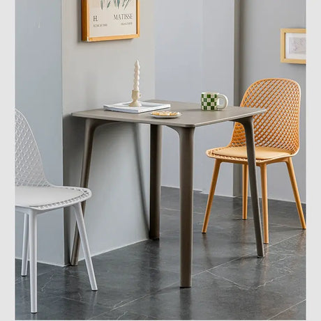 ABOUT WHITE Serafina Modern Minimalist Round Dining Table from ABOUT WHITE