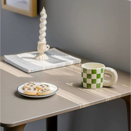 ABOUT WHITE Serafina Modern Minimalist Round Dining Table from ABOUT WHITE