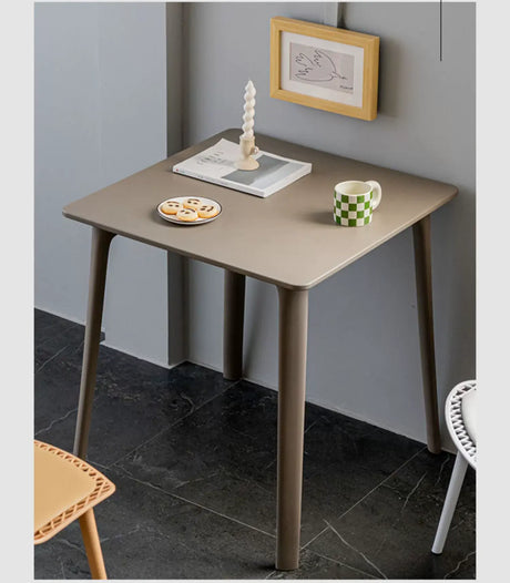 ABOUT WHITE Serafina Modern Minimalist Round Dining Table from ABOUT WHITE