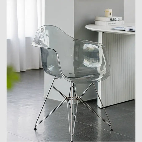 ABOUT WHITE Seraphina Elegant Transparent Dining Chair from ABOUT WHITE
