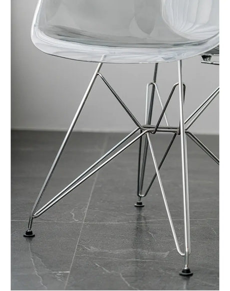 ABOUT WHITE Seraphina Elegant Transparent Dining Chair from ABOUT WHITE