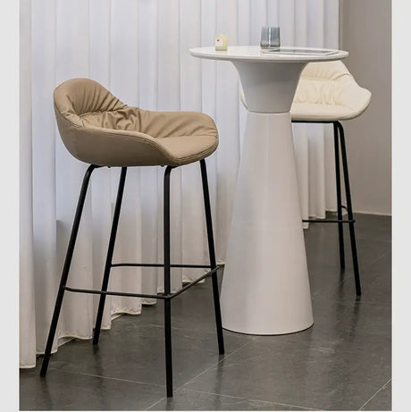 ABOUT WHITE Serephina Stylish Minimalist Bar Chair from ABOUT WHITE