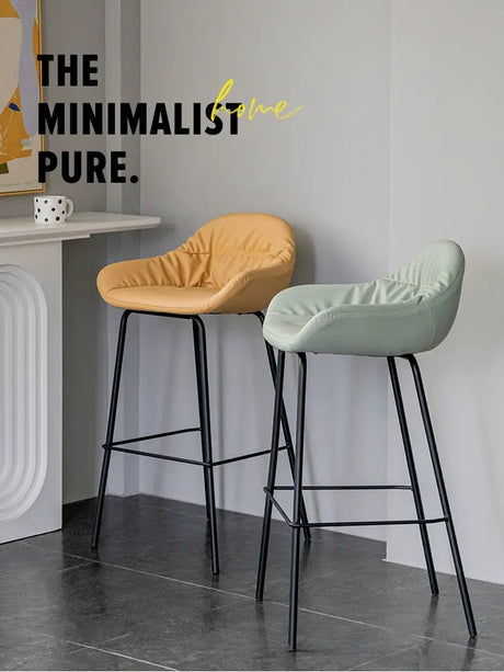 ABOUT WHITE Serephina Stylish Minimalist Bar Chair from ABOUT WHITE