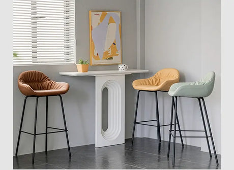 ABOUT WHITE Serephina Stylish Minimalist Bar Chair from ABOUT WHITE