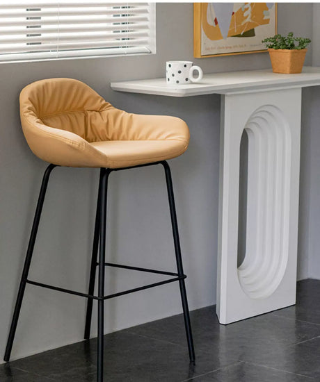 ABOUT WHITE Serephina Stylish Minimalist Bar Chair from ABOUT WHITE