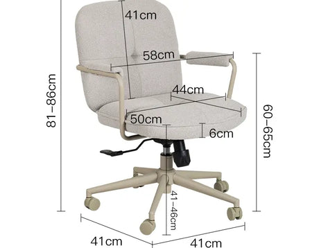 ABOUT WHITE Seville Elegant Modern Luxury Computer Chair from ABOUT WHITE