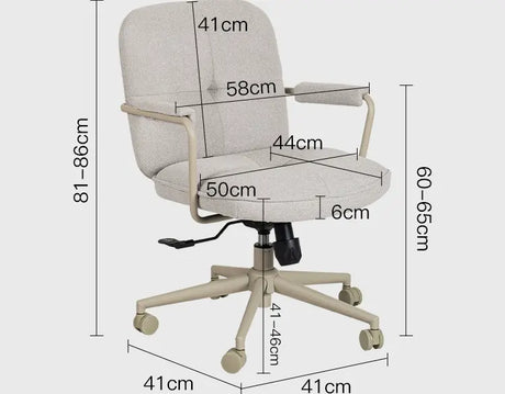 ABOUT WHITE Seville Elegant Modern Luxury Computer Chair from ABOUT WHITE