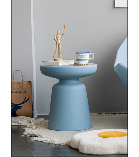 ABOUT WHITE Soren Modern Minimalist Circle Coffee Table from ABOUT WHITE