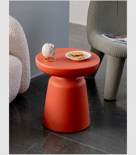 ABOUT WHITE Soren Modern Minimalist Circle Coffee Table from ABOUT WHITE