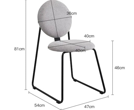ABOUT WHITE Suyama Elegant Minimalist Dining Chair from ABOUT WHITE