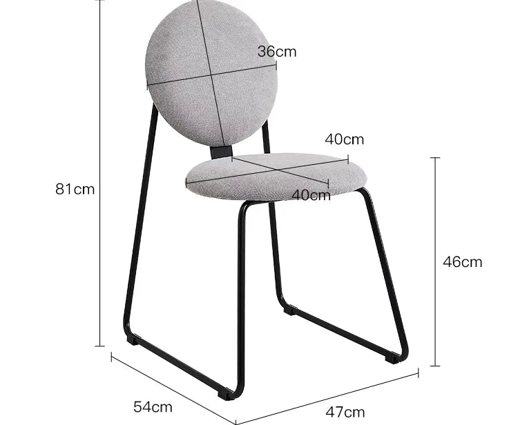ABOUT WHITE Suyama Elegant Minimalist Dining Chair from ABOUT WHITE
